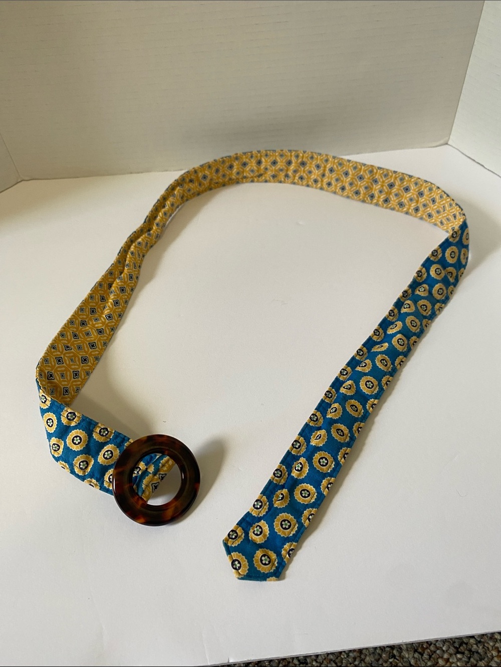 Vera Bradley Riviera Blue Reversible Belt
